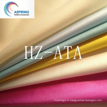 Polyester Tissu en satin terne pour nuptiaux 145GSM